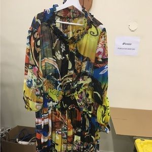 Italian hand sew silk dress